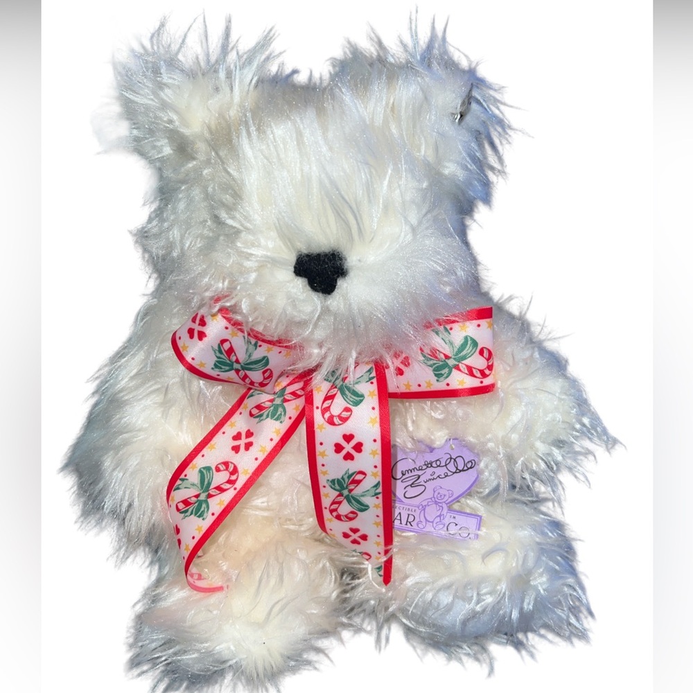 ANNETTE FUNICELLO CHRISTMAS TEDDY BEAR W Tags